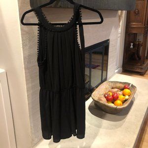 Black High Neck Dress